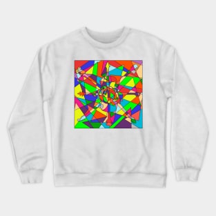 Stained Glass Guitars Crewneck Sweatshirt